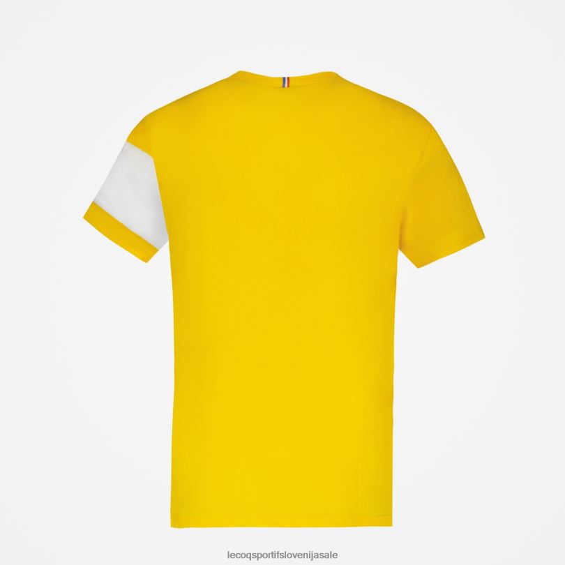 moški oblačila Le Coq Sportif rumena majica 60J4R449