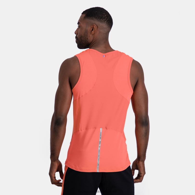 moški oblačila Le Coq Sportif telovnik oranžna 60J4R175