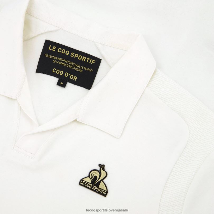 moški oblačila Le Coq Sportif coton polo bela 60J4R128