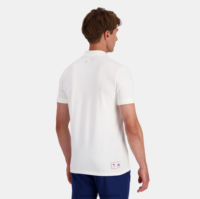 moški oblačila Le Coq Sportif polo bela 60J4R130