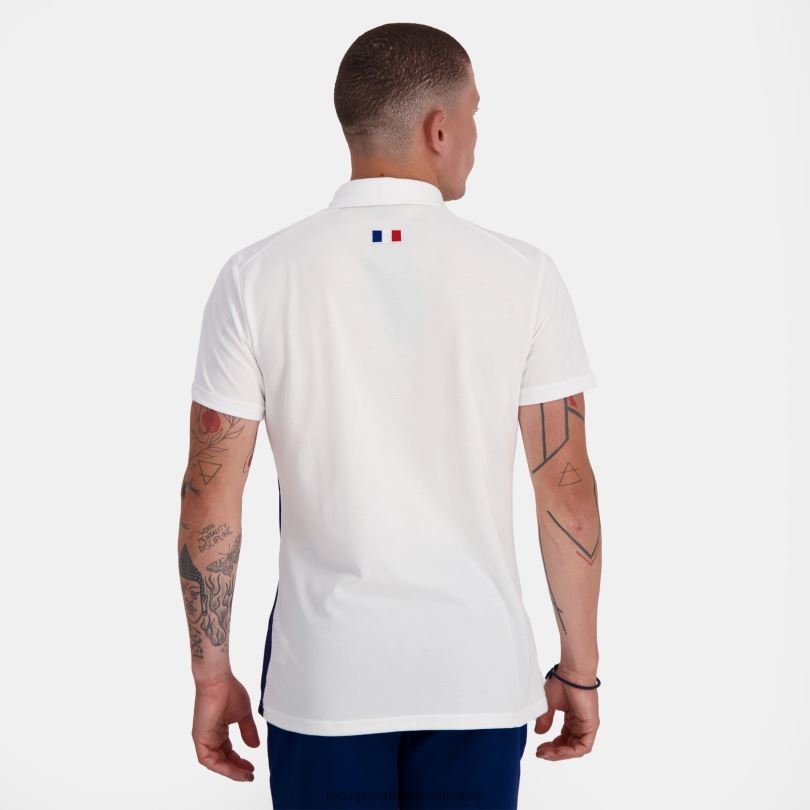 moški oblačila Le Coq Sportif polo bela 60J4R137