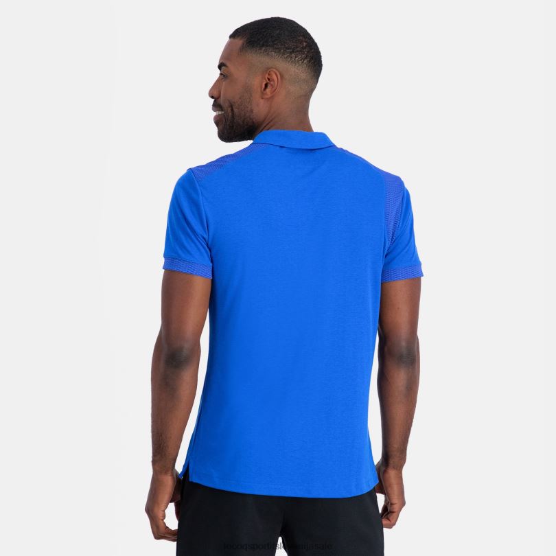 moški oblačila Le Coq Sportif polo modra 60J4R131
