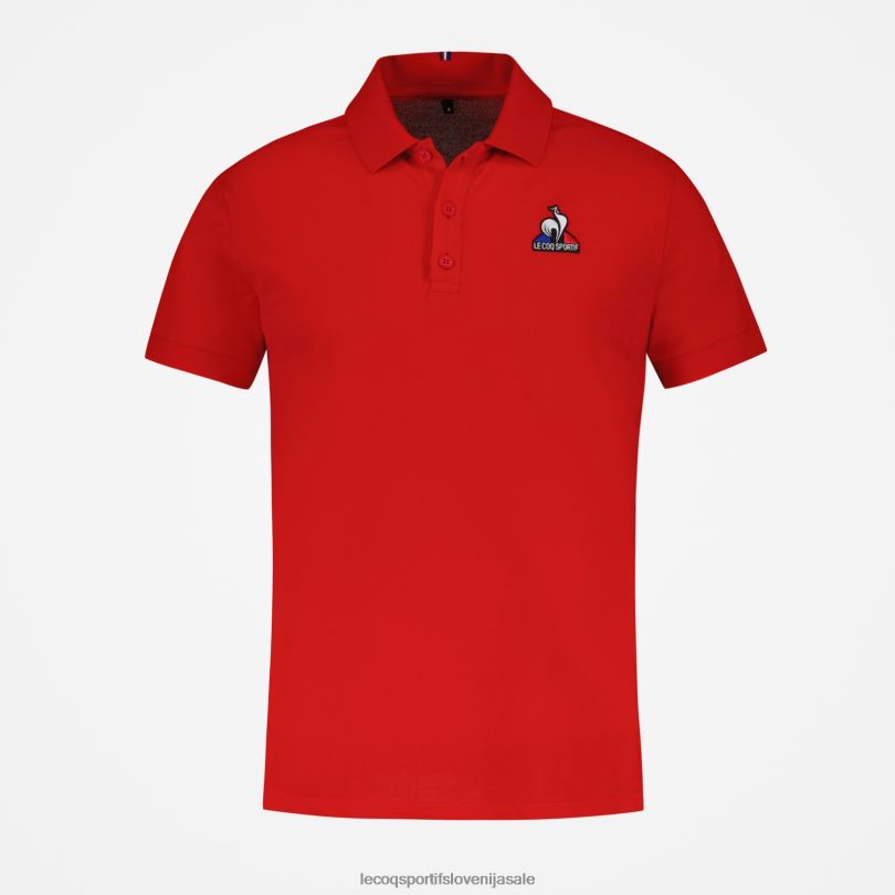 moški oblačila Le Coq Sportif polo rdeča 60J4R126