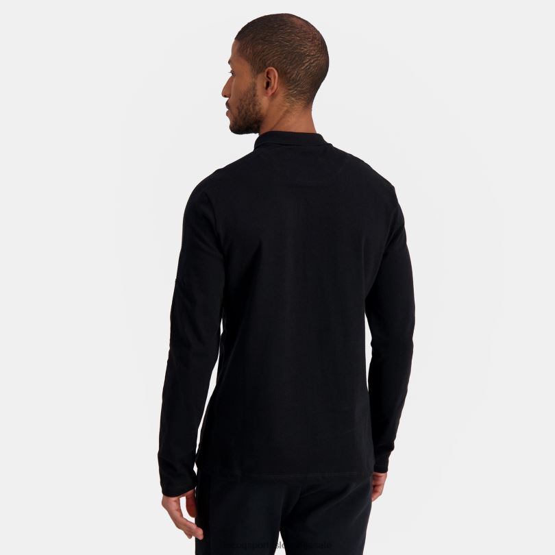 moški oblačila Le Coq Sportif polo črna 60J4R487