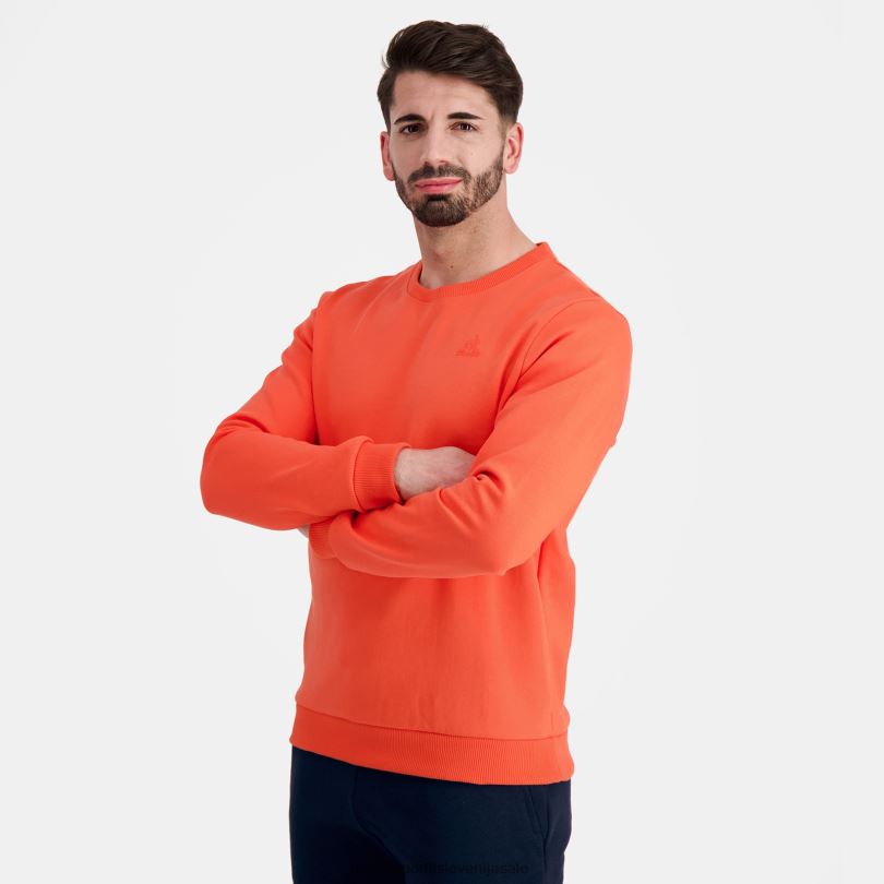 moški oblačila Le Coq Sportif jopica oranžna 60J4R14