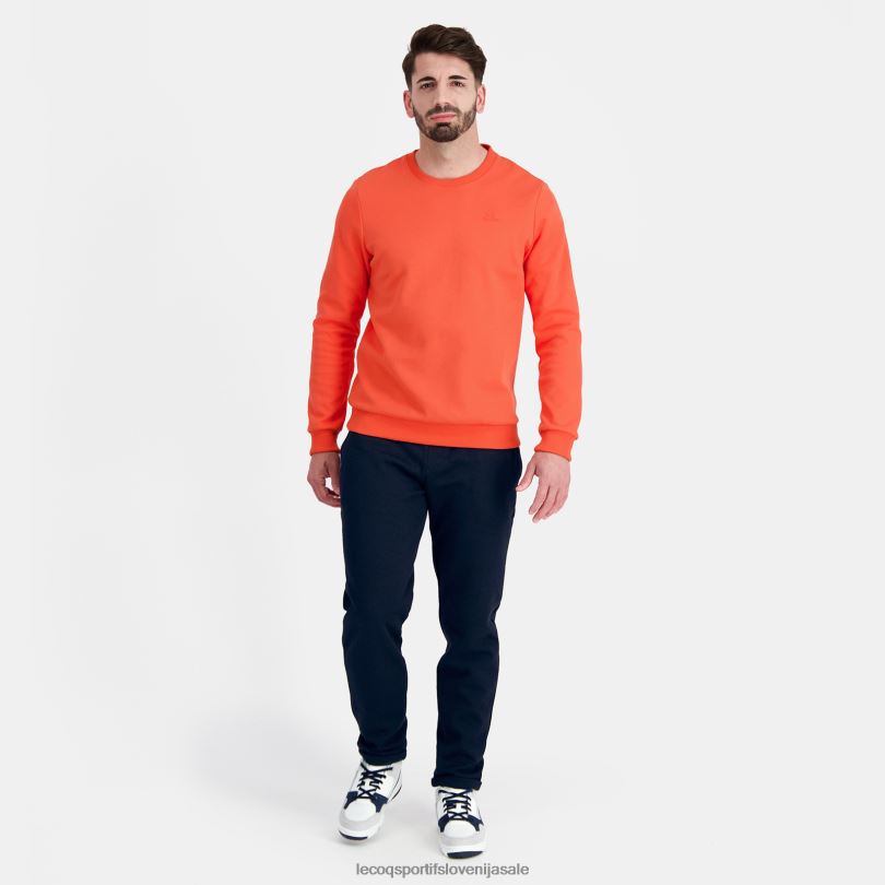 moški oblačila Le Coq Sportif jopica oranžna 60J4R14