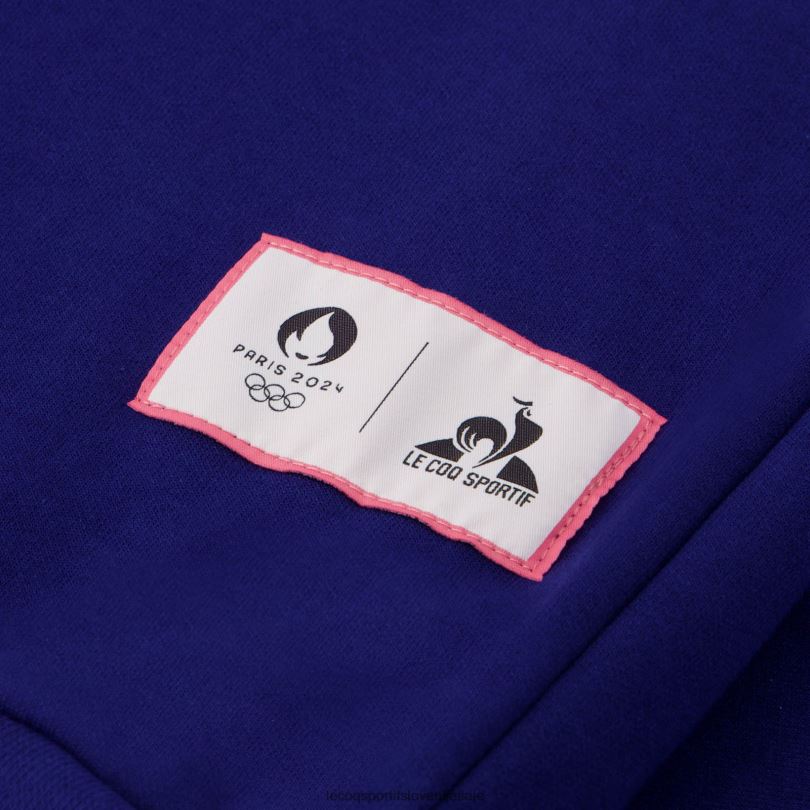 moški oblačila Le Coq Sportif modra jopa z zadrgo 60J4R32