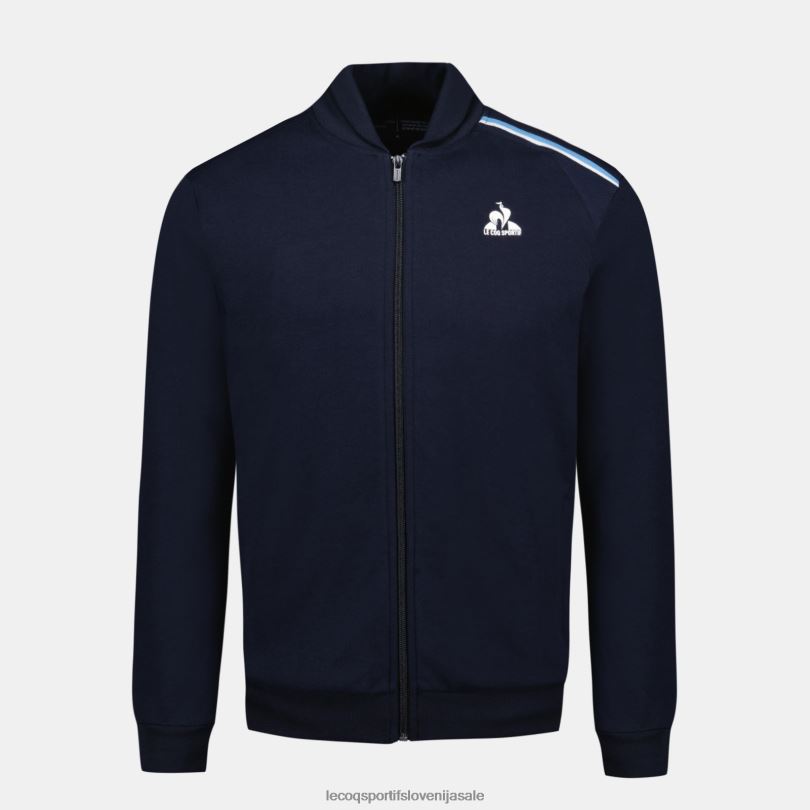 moški oblačila Le Coq Sportif modra jopa z zadrgo 60J4R34