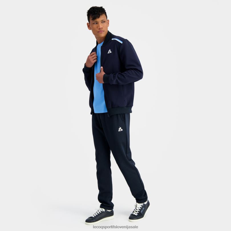 moški oblačila Le Coq Sportif modra jopa z zadrgo 60J4R34