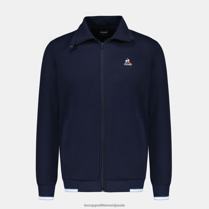 moški oblačila Le Coq Sportif modra jopa z zadrgo 60J4R433