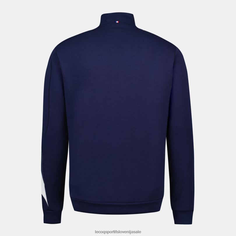 moški oblačila Le Coq Sportif modra jopa z zadrgo 60J4R445