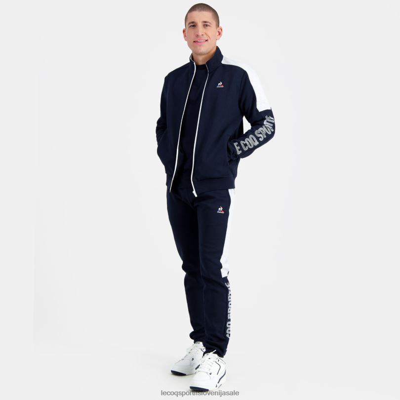 moški oblačila Le Coq Sportif modra jopa z zadrgo 60J4R459