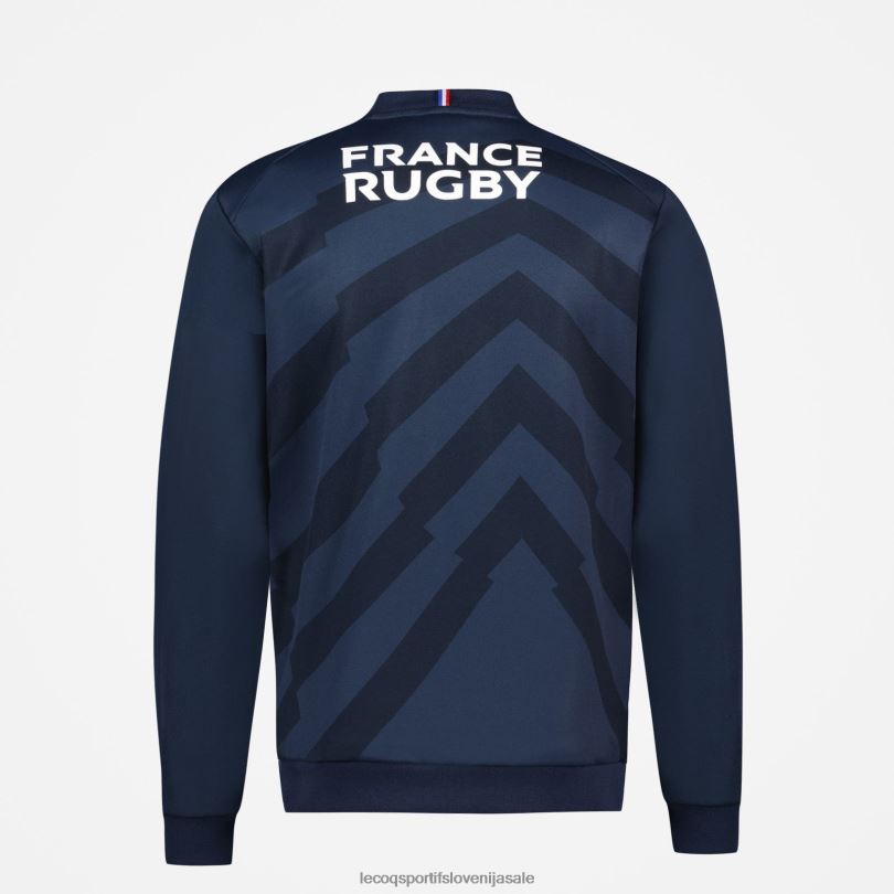 moški oblačila Le Coq Sportif modra jopa z zadrgo 60J4R474