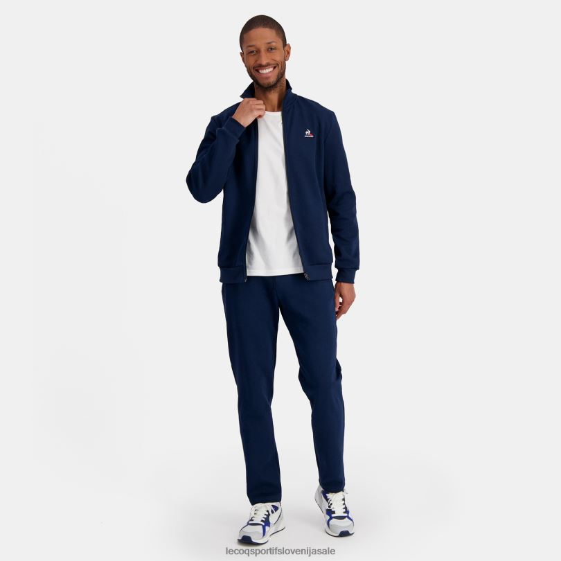 moški oblačila Le Coq Sportif modra jopa z zadrgo 60J4R52