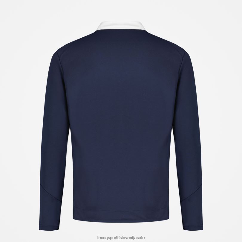 moški oblačila Le Coq Sportif modra jopa z zadrgo 60J4R74