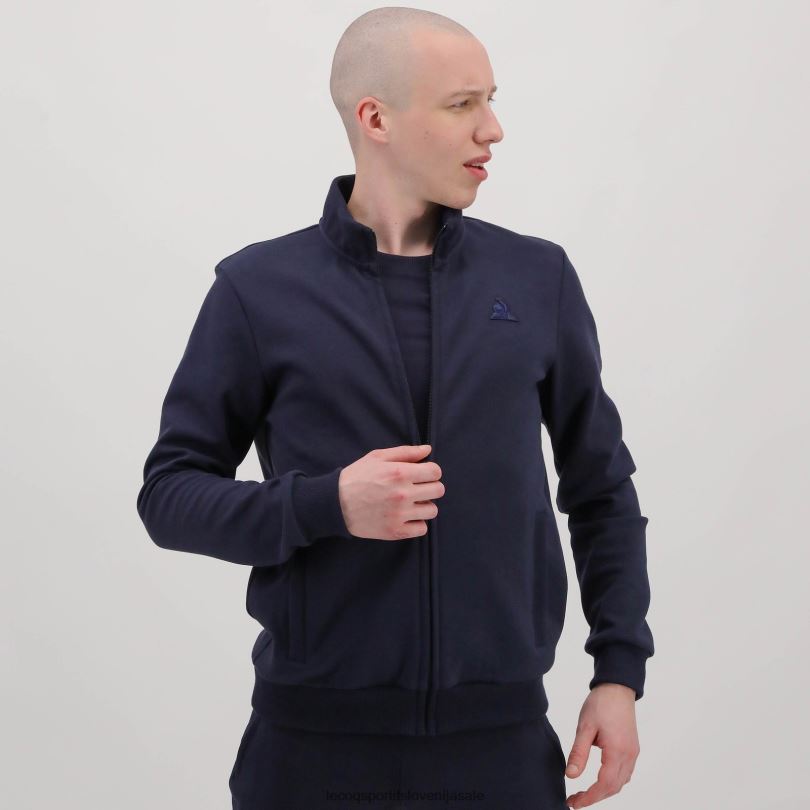 moški oblačila Le Coq Sportif modra jopa z zadrgo 60J4R77