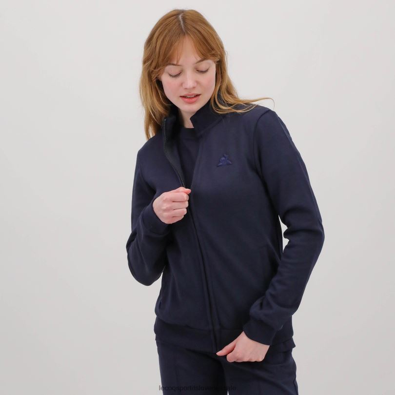 moški oblačila Le Coq Sportif modra jopa z zadrgo 60J4R77