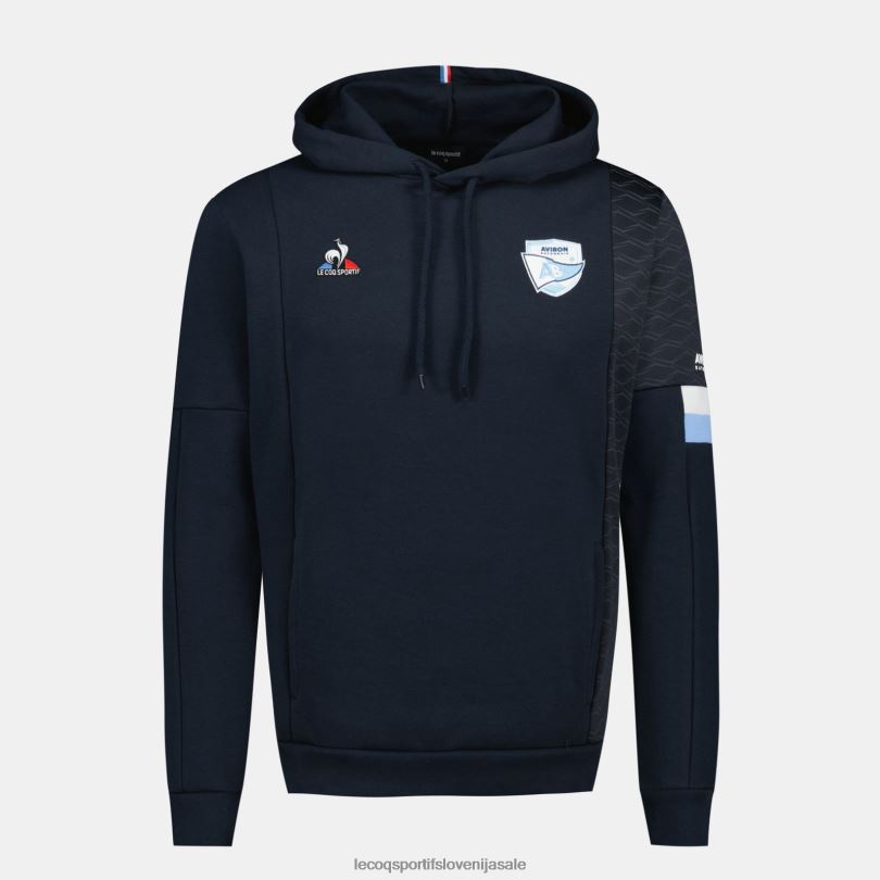 moški oblačila Le Coq Sportif modra majica s kapuco 60J4R29