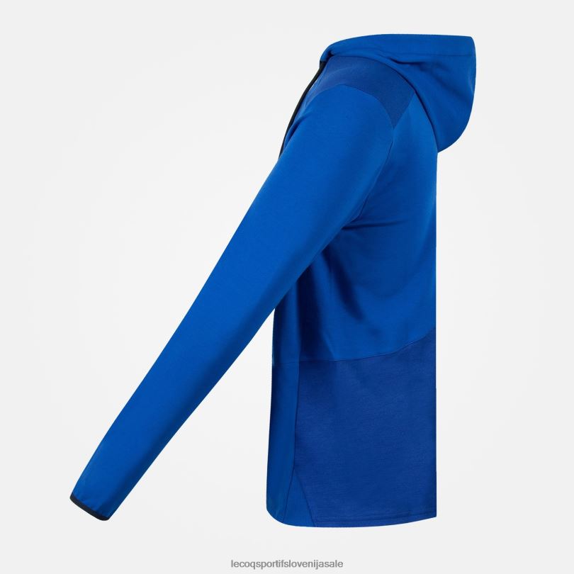 moški oblačila Le Coq Sportif modra majica s kapuco 60J4R491