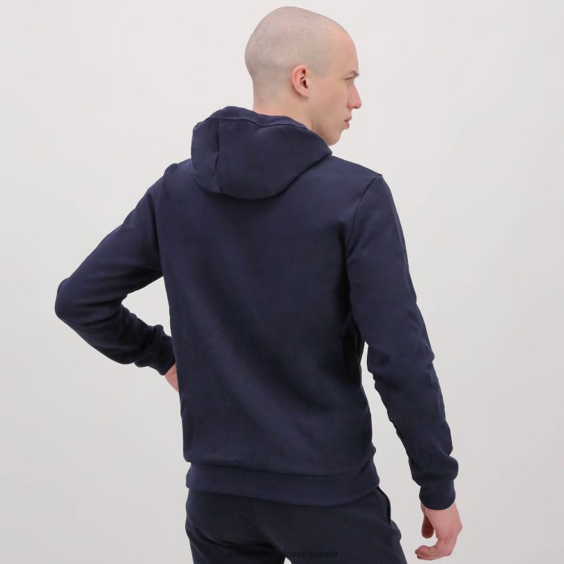 moški oblačila Le Coq Sportif modra majica s kapuco 60J4R494