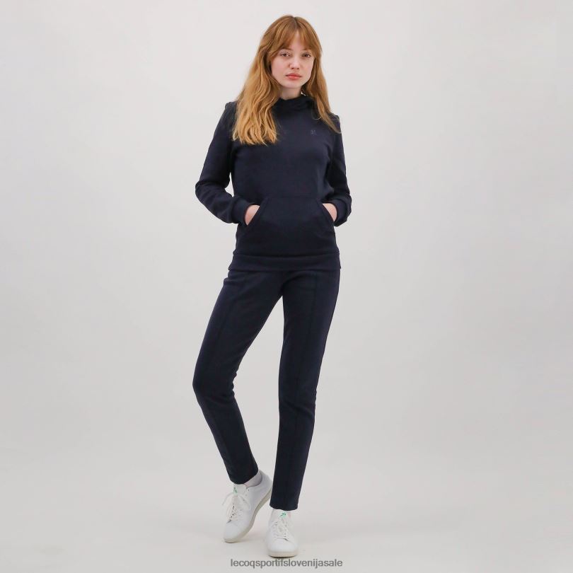 moški oblačila Le Coq Sportif modra majica s kapuco 60J4R494