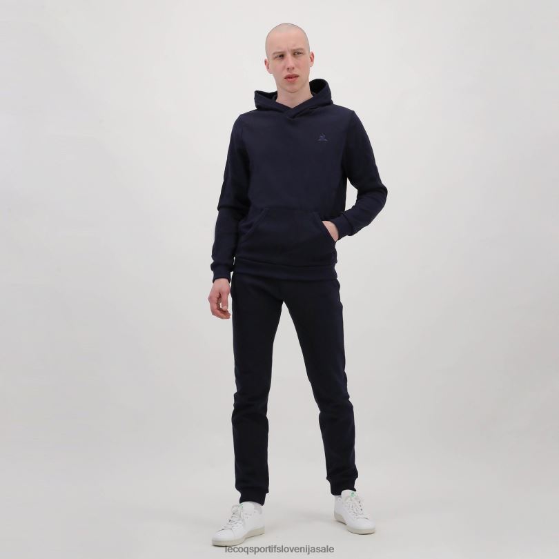 moški oblačila Le Coq Sportif modra majica s kapuco 60J4R494