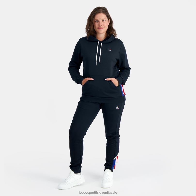 moški oblačila Le Coq Sportif modra majica s kapuco 60J4R4