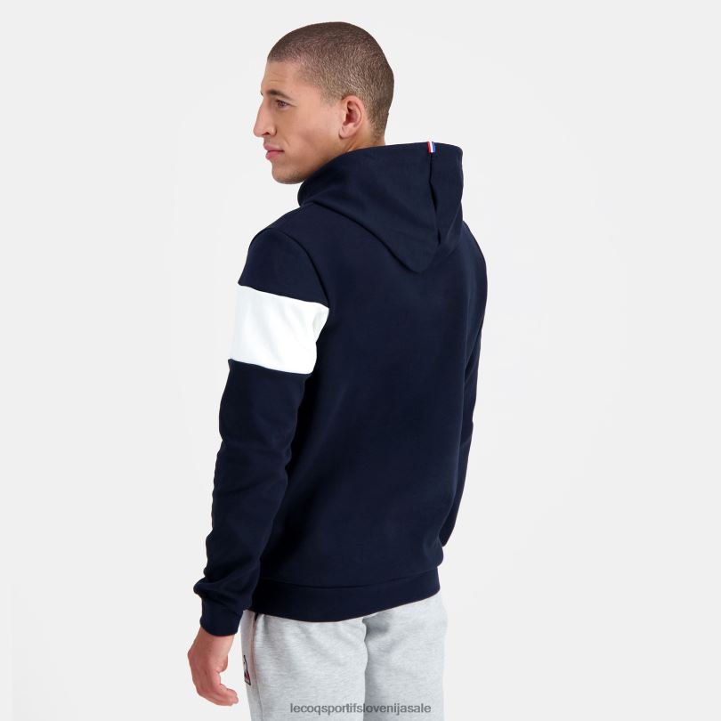 moški oblačila Le Coq Sportif modra majica s kapuco 60J4R67