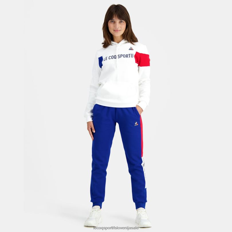 moški oblačila Le Coq Sportif pulover s kapuco bele barve 60J4R454