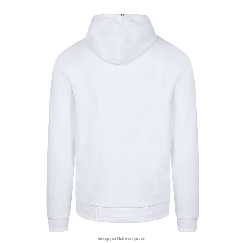 moški oblačila Le Coq Sportif pulover s kapuco bele barve 60J4R495