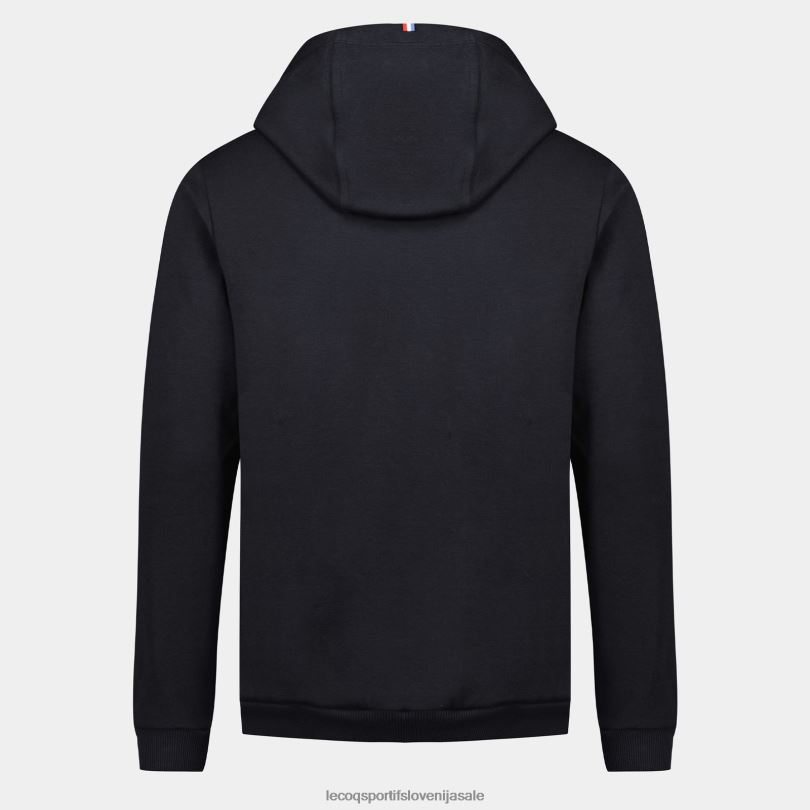 moški oblačila Le Coq Sportif pulover s kapuco črn 60J4R7