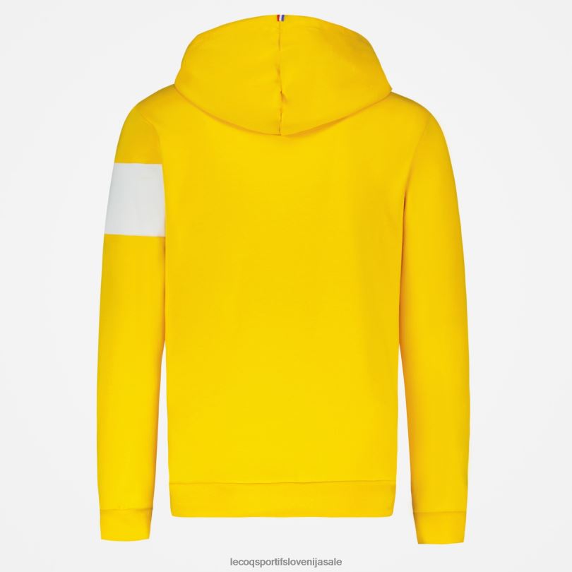 moški oblačila Le Coq Sportif pulover s kapuco rumen 60J4R438