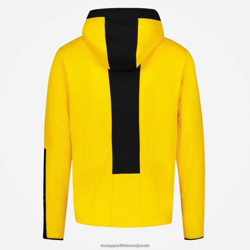 moški oblačila Le Coq Sportif pulover s kapuco rumen 60J4R451