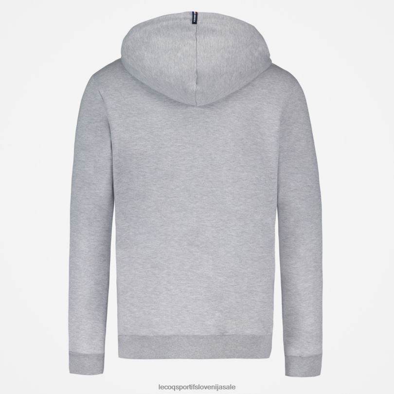 moški oblačila Le Coq Sportif pulover s kapuco siv 60J4R63
