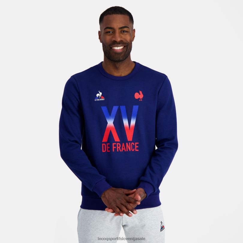 moški oblačila Le Coq Sportif pulover - xv de france modra 60J4R5