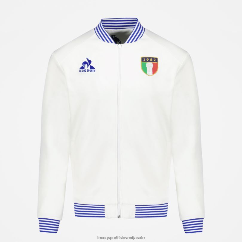 moški oblačila Le Coq Sportif pulover z zadrgo bel 60J4R472