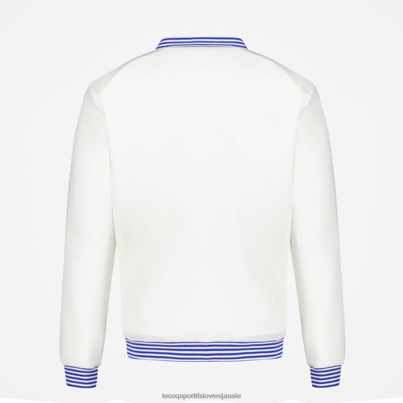 moški oblačila Le Coq Sportif pulover z zadrgo bel 60J4R472