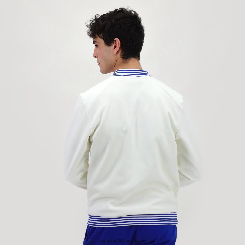 moški oblačila Le Coq Sportif pulover z zadrgo bel 60J4R472