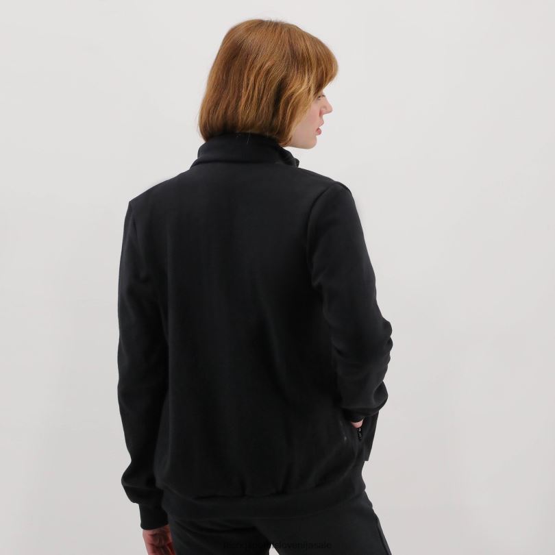 moški oblačila Le Coq Sportif pulover z zadrgo črn 60J4R78