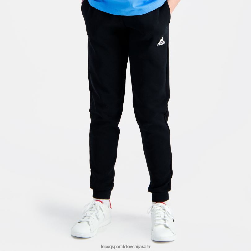 otroci oblačila Le Coq Sportif hlače črne 60J4R409