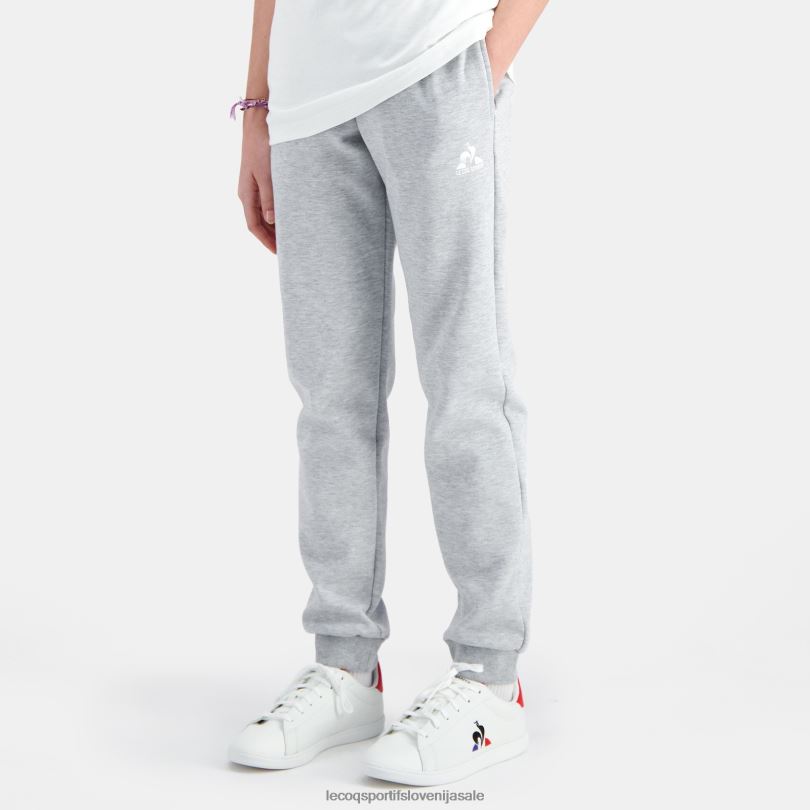 otroci oblačila Le Coq Sportif hlače sive 60J4R410
