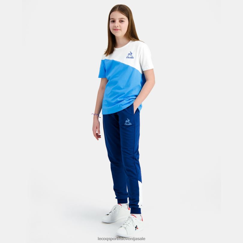 otroci oblačila Le Coq Sportif modre hlače 60J4R412