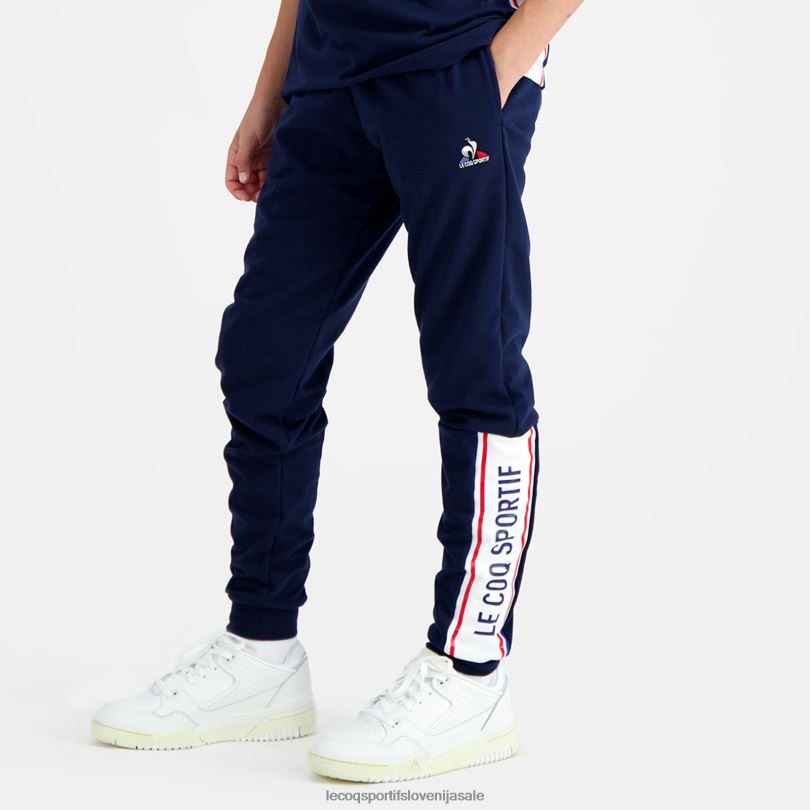 otroci oblačila Le Coq Sportif modre hlače 60J4R652