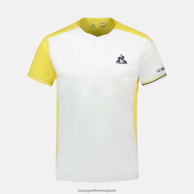 otroci oblačila Le Coq Sportif bela majica 60J4R380
