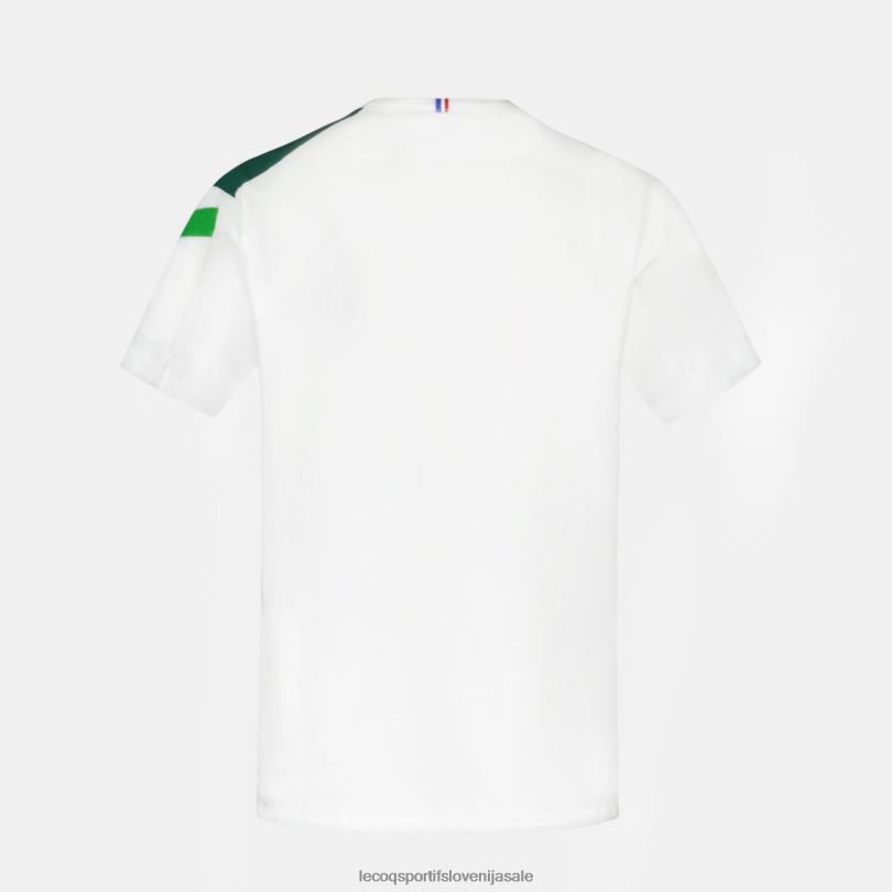 otroci oblačila Le Coq Sportif bela majica 60J4R382