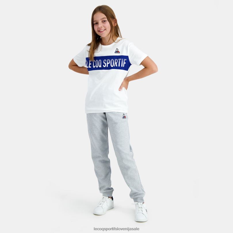 otroci oblačila Le Coq Sportif bela majica 60J4R646
