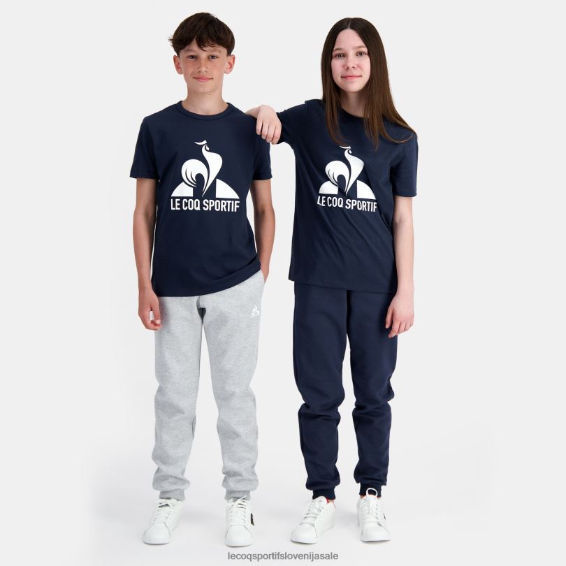 otroci oblačila Le Coq Sportif majica modra 60J4R388