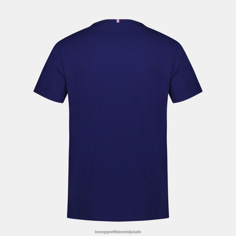 otroci oblačila Le Coq Sportif majica s kratkimi rokavi - xv de france modra 60J4R389