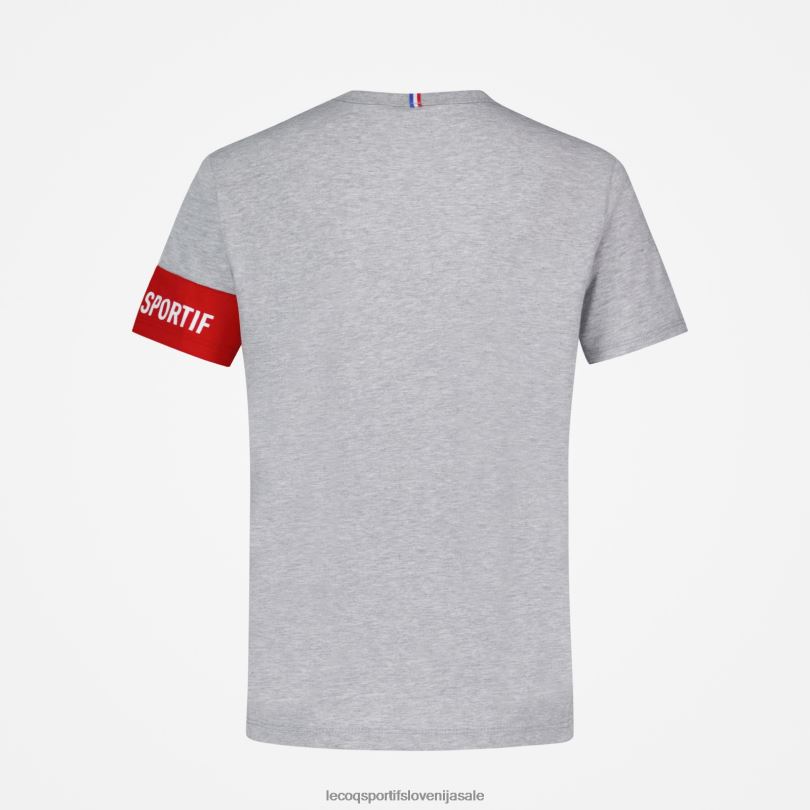 otroci oblačila Le Coq Sportif majica siva 60J4R384
