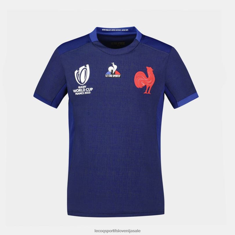 otroci oblačila Le Coq Sportif replika dresa xv de france - svetovno prvenstvo v ragbiju 2023 modra 60J4R694